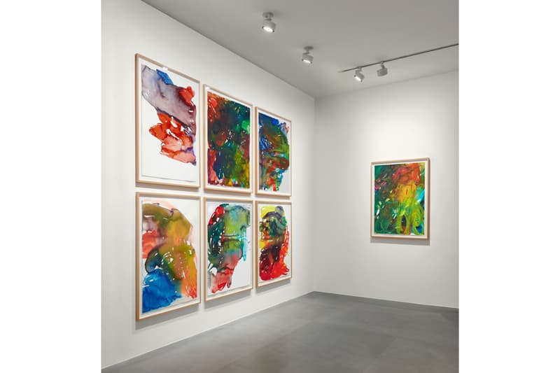 katharina grosse separatrix gagosian exhibition rome italy paintings artworks