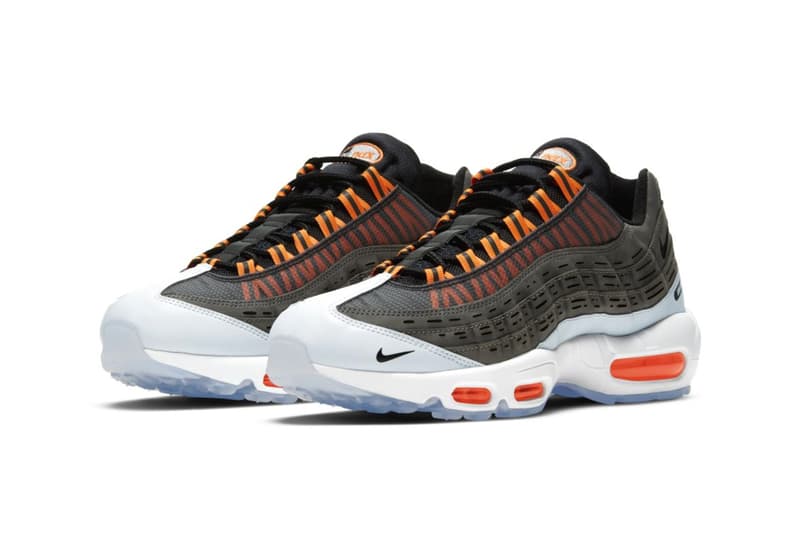 kim jones dior nike sportswear air max 95 black total orange gray white dd1871 001 official release date info photos price store list buying guide
