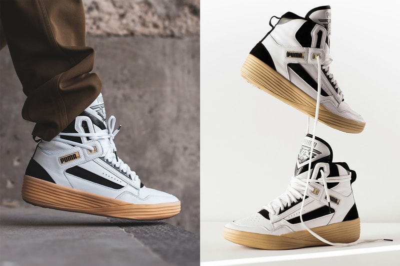 rhuigi villasenor kyle kuzma puma hoops basketball clyde all pro mid rhude 194836 01 puma white pebble tan black gray interview exclusive official release date info photos price store list buying guide