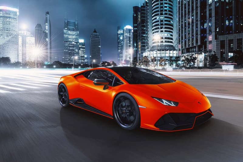 Lamborghini Huracán EVO fluo capsule neon fluorescent colors exterior paint job trim 