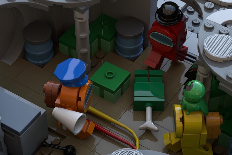 LEGO IDEAS Among Us: The Skeld Info MinifigInDisguise LEGO IDEAS games InnerSloth bricks toys gaming imposter sus crewmate goals tasks  