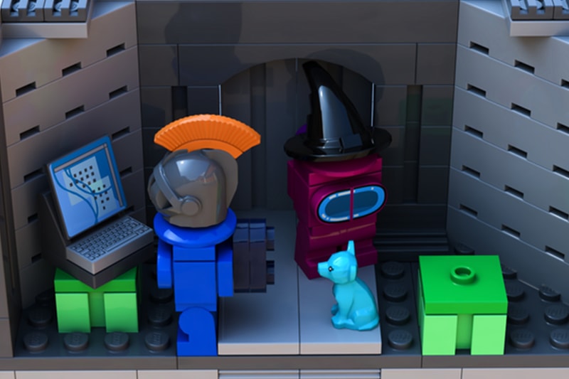 LEGO IDEAS Among Us: The Skeld Info MinifigInDisguise LEGO IDEAS games InnerSloth bricks toys gaming imposter sus crewmate goals tasks  