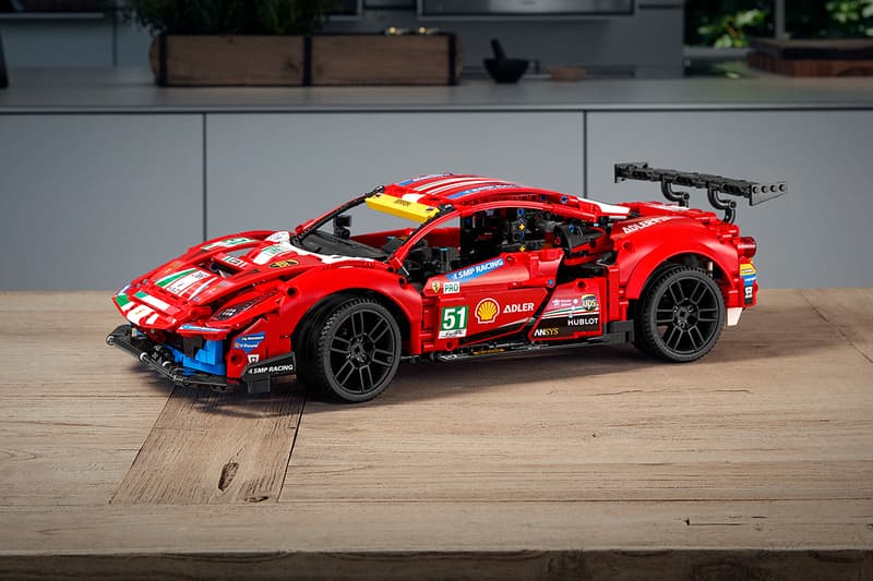 LEGO Technic Ferrari 488 GTE AF Corse 51 Model cars automobiles auto racetrack racing vehicles 1 677 figures collectibles