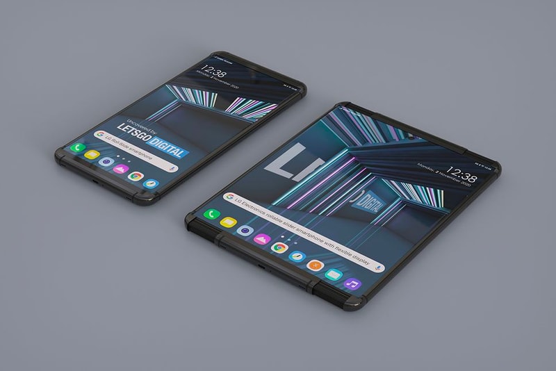 LG Smartphone expand screen phones technology tech display touch roll patent design us office south korean