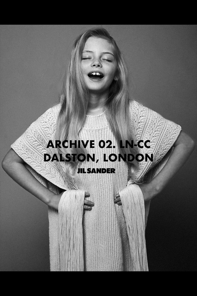 ln-cc Jil Sander archive collection release information Luke Meier Lucie Meier where to buy how long for