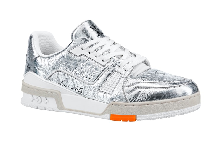Louis Vuitton Teases Bright "Metallic Silver" Colorway of LV Trainer