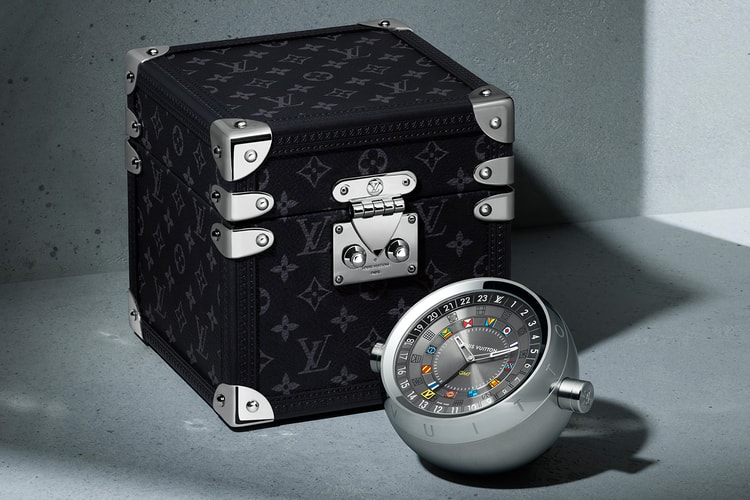 Louis Vuitton Releases GMT Travel Clock With Tailor-Made Trunk Case