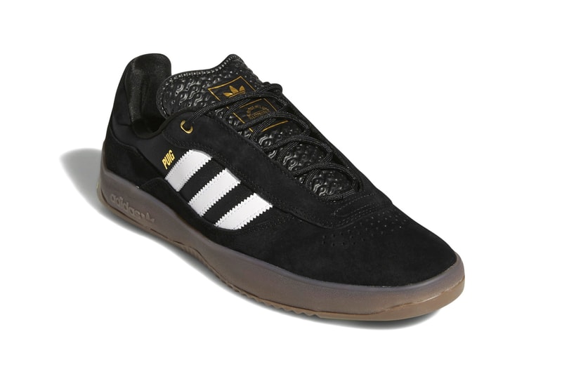 Lucas Puig x adidas Skateboarding PUIG "Core Black / Cloud White / Gum" FV5932 Skate Shoe Release Information Drop Date Closer First Look Suede Terrace Culture Premium Leather Three Stripes