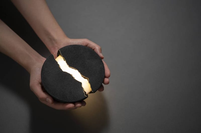 Lumio's Teno Packs a Lamp and a Speaker Within Its Stone-Like Shell
