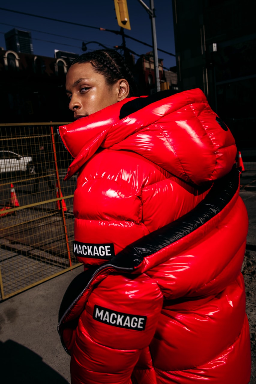 Mackage New Lustrous Down Puffer Jackets in High Voltage Colorways Capsule Outerwear 