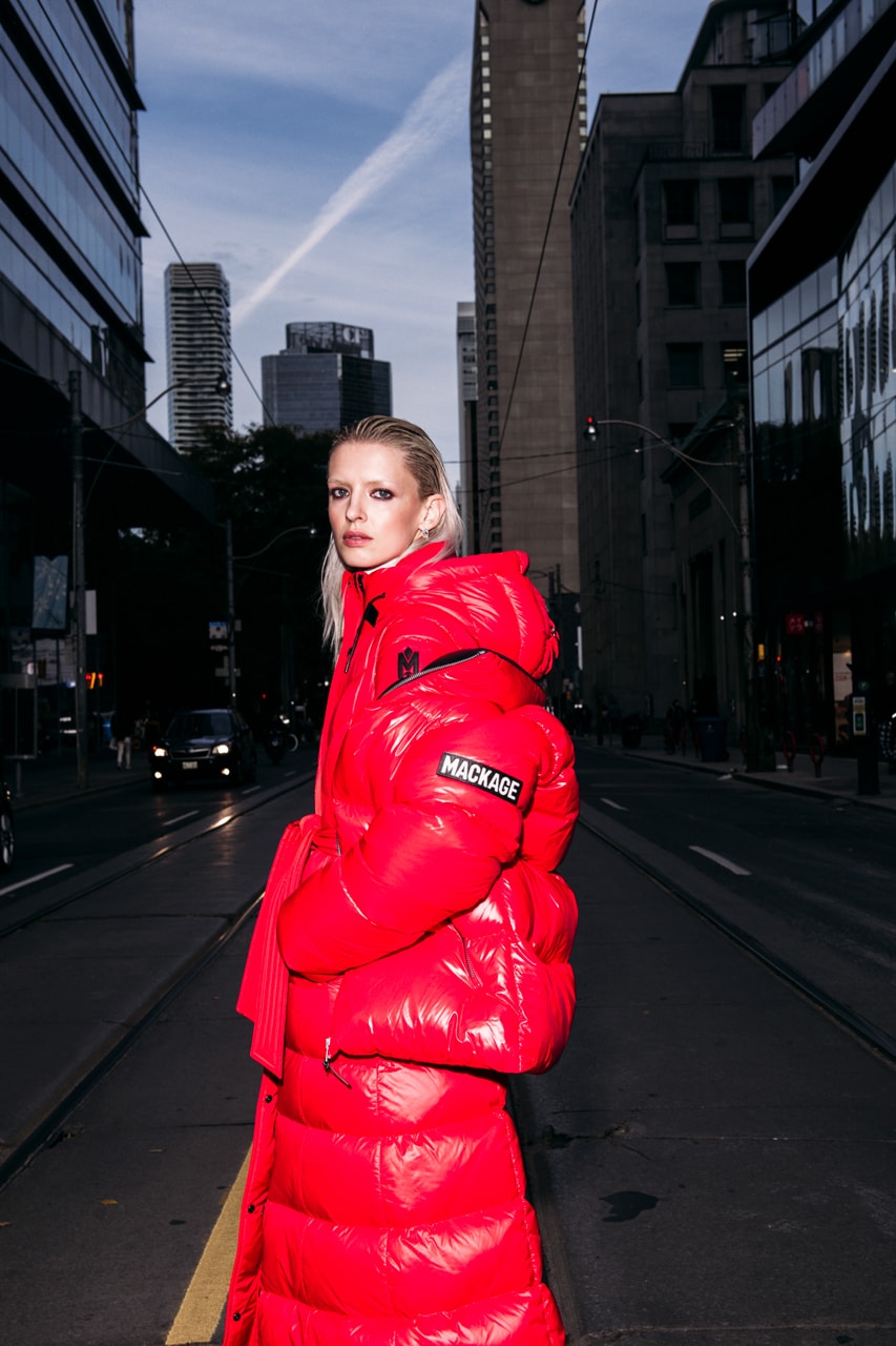 Mackage New Lustrous Down Puffer Jackets in High Voltage Colorways Capsule Outerwear 