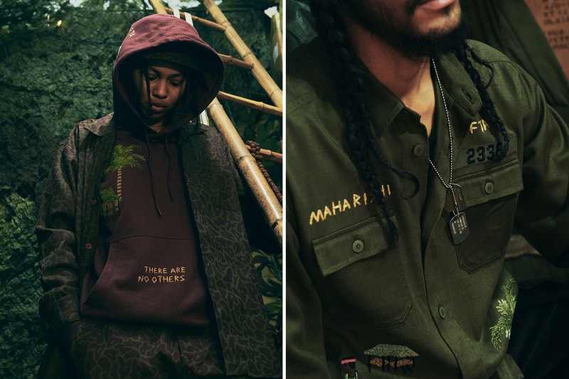 maharishi london fall winter 2020 embroidery vietnamese jackets coat trousers sweatshirts hoodie tee tapestries