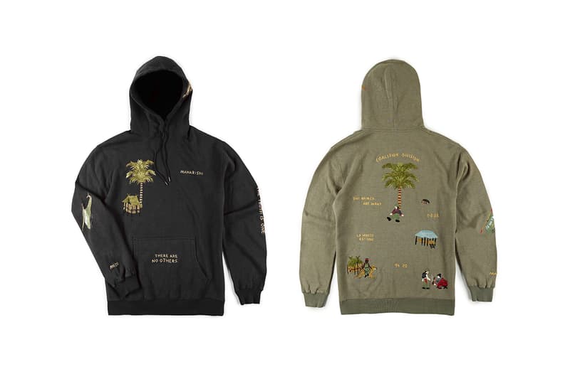 maharishi london fall winter 2020 embroidery vietnamese jackets coat trousers sweatshirts hoodie tee tapestries