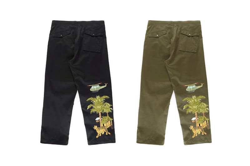 maharishi london fall winter 2020 embroidery vietnamese jackets coat trousers sweatshirts hoodie tee tapestries