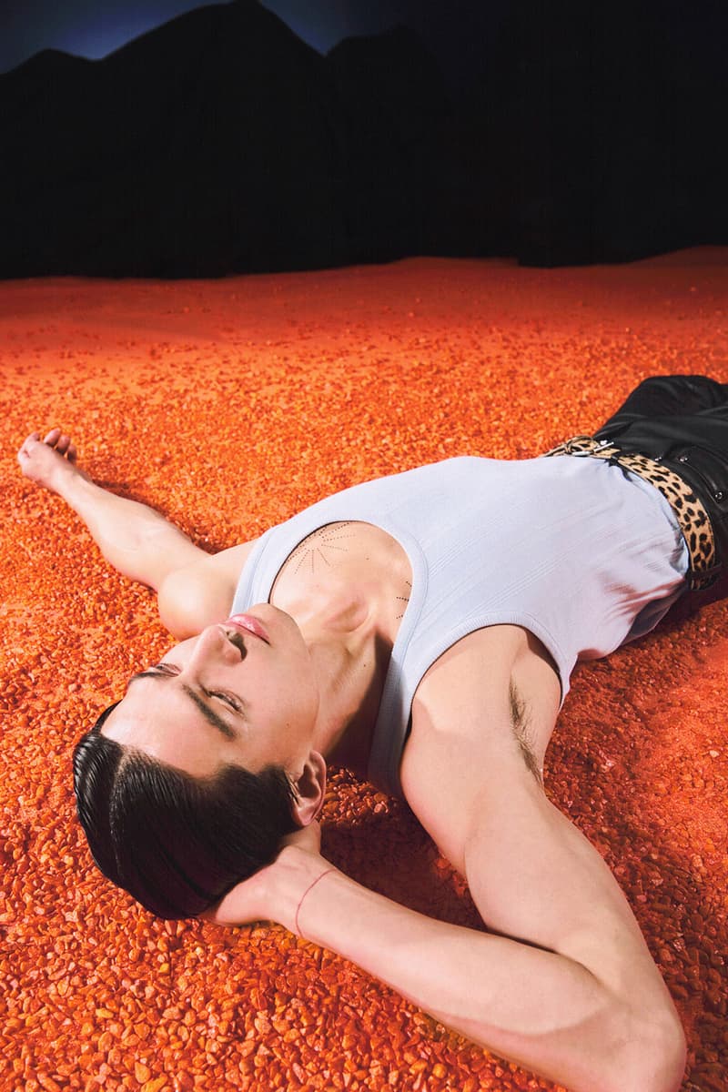 Martin Asbjørn "All Inclusive" Spring/Summer 2021 SS21 Campaign Lookbook Collection '70s Movie Stars Danish Designer Gender-Fluid LGBTQ Non Conformity Expressive Clothing Unisex Sustainability
