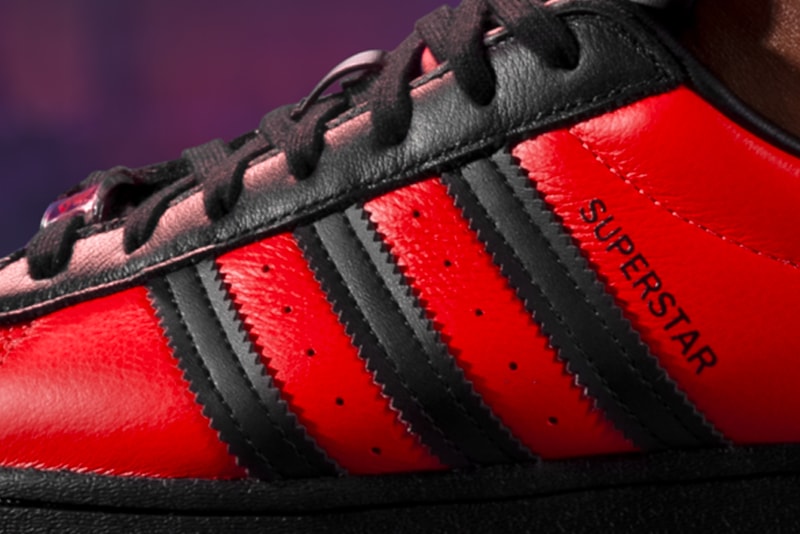 Marvels Spider-Man Miles Morales adidas Originals Superstar Release Info red black Insomniac Games Sony Playstation 5