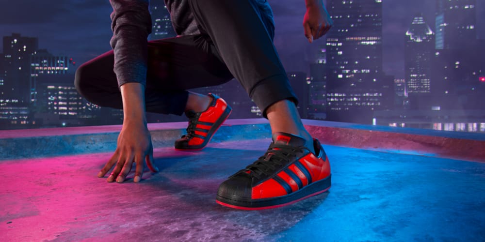 adidas spiderman shoes superstar