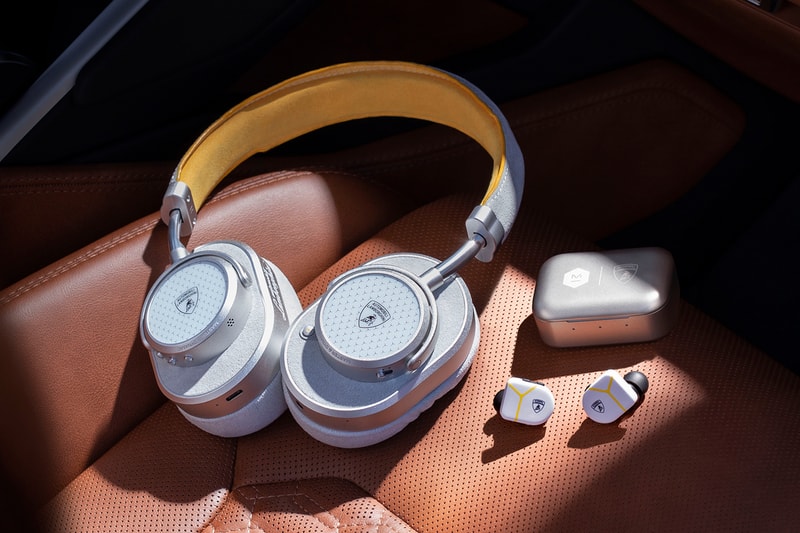 Master & Dynamic for Automobili Lamborghini Release Info MW65 Active Noise-Cancelling Wireless Headphones MW07 PLUS True Earphones