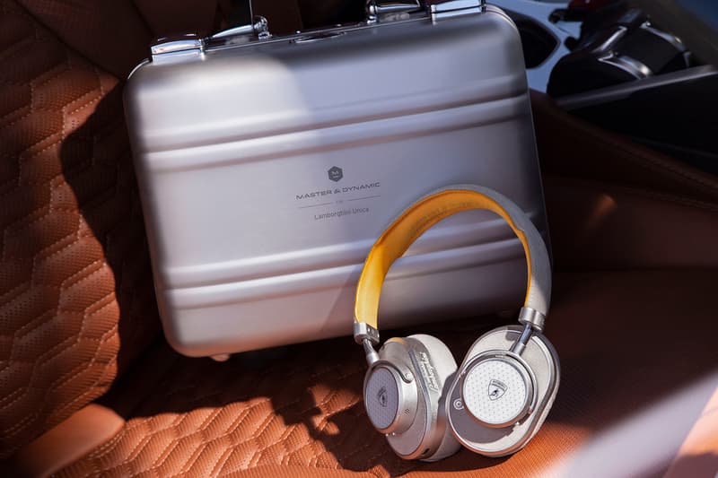 Master & Dynamic for Automobili Lamborghini Release Info MW65 Active Noise-Cancelling Wireless Headphones MW07 PLUS True Earphones