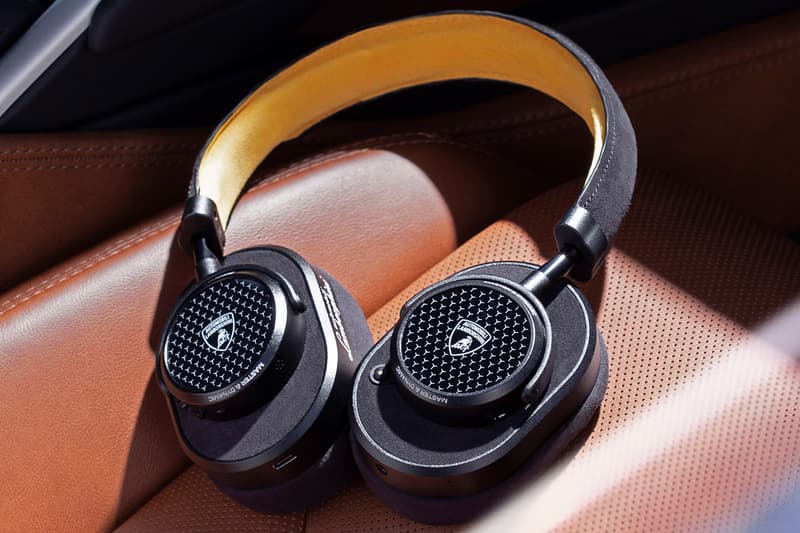 Master & Dynamic for Automobili Lamborghini Release Info MW65 Active Noise-Cancelling Wireless Headphones MW07 PLUS True Earphones