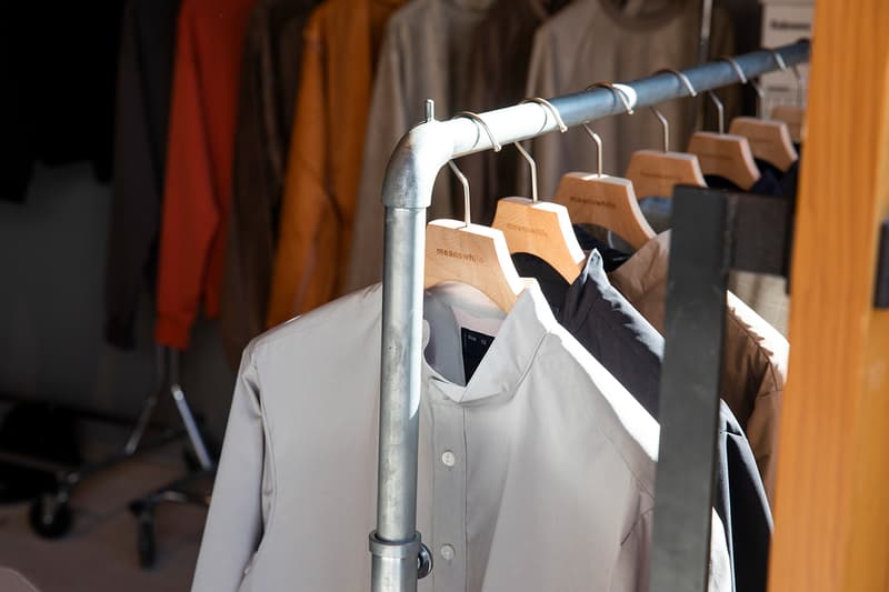 MEANSWHILE Opening First Tokyo Flagship store shop space interiors Naohiro Fujisaki Komazawa japan japanese Setagaya ku menswear streetwear brick and mortar