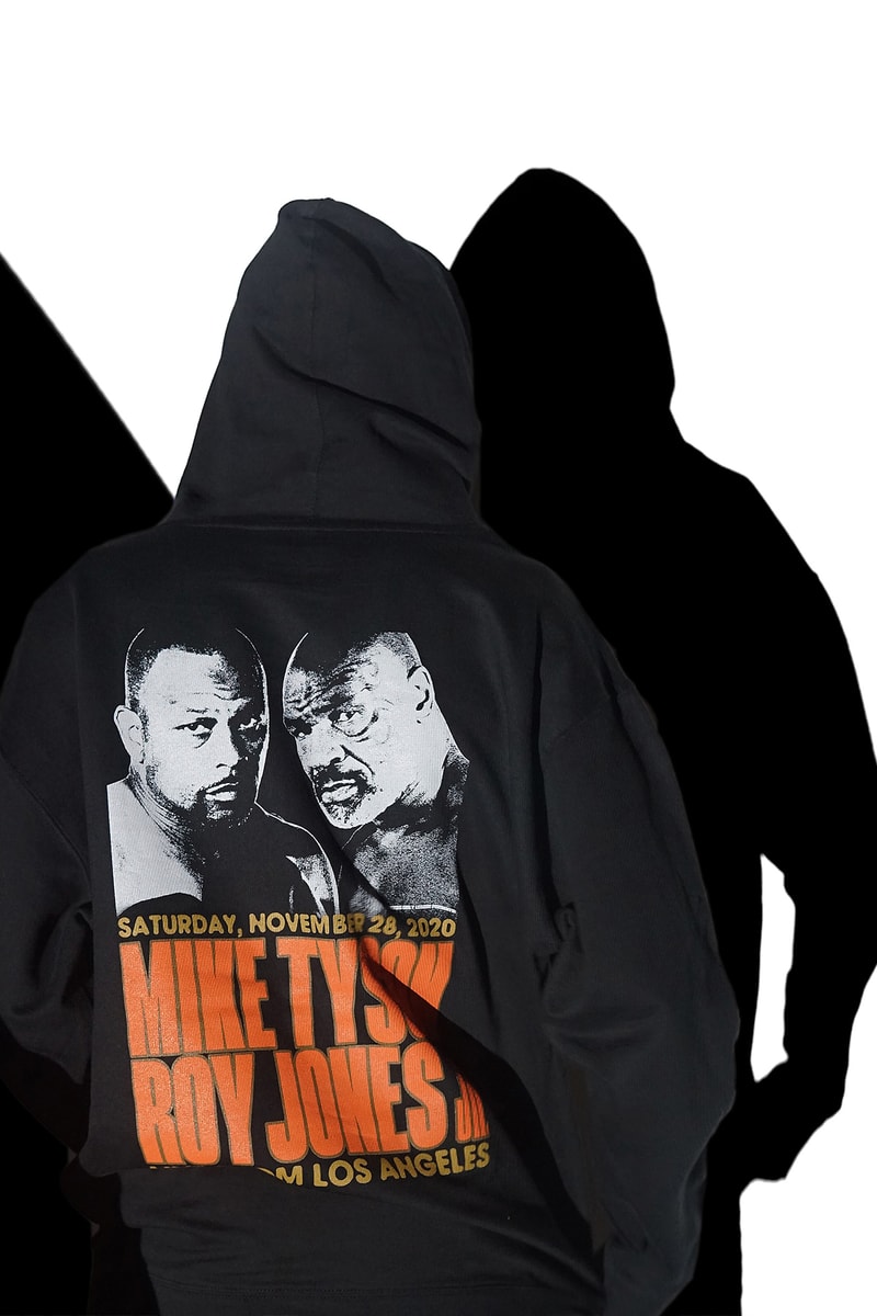 Mike Tyson Drops Legends Only League Merch Ahead of Roy Jones Jr. Exhibition Fight kid dynamite boxing Mike Tyson baddest man on the planet Iron Mike Triller Jake Paul vs. Nate Robinson Ranch Akomplice Clothing Michael DiFranco McCarney Ariana Katechis