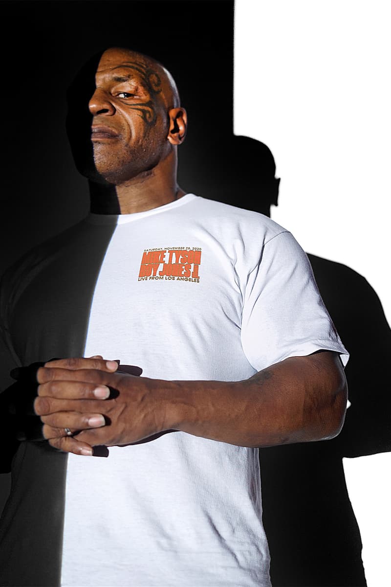 Mike Tyson Drops Legends Only League Merch Ahead of Roy Jones Jr. Exhibition Fight kid dynamite boxing Mike Tyson baddest man on the planet Iron Mike Triller Jake Paul vs. Nate Robinson Ranch Akomplice Clothing Michael DiFranco McCarney Ariana Katechis