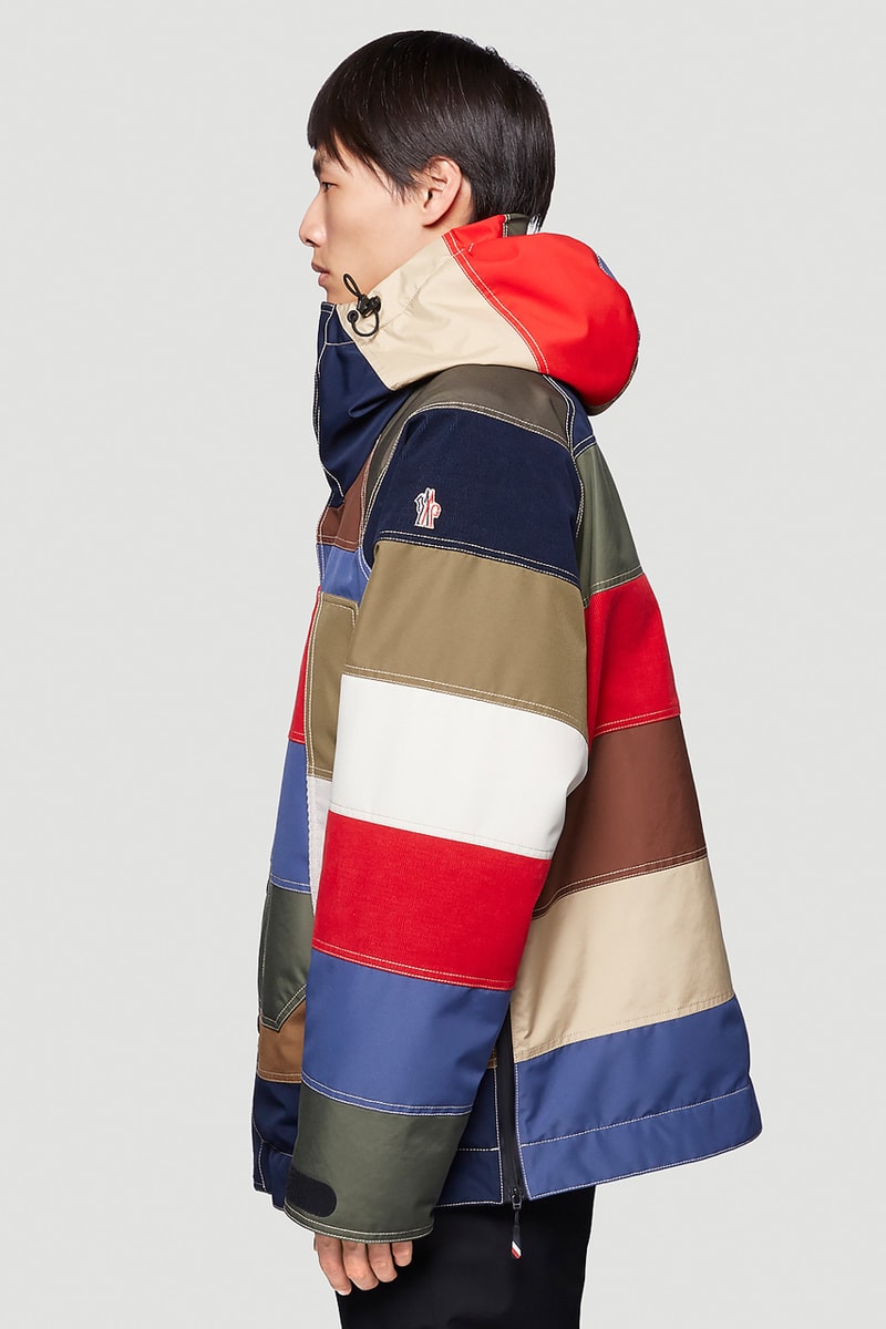moncler grenoble chetoz down jacket panelled contrasting release information 