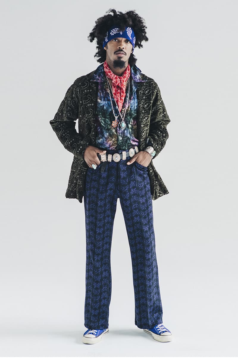 NEPENTHES FW20 Merry Pranksters Editorial lookbook menswear streetwear fall winter 2020 styles jackets coats needles south2 west8 aie engineered garments