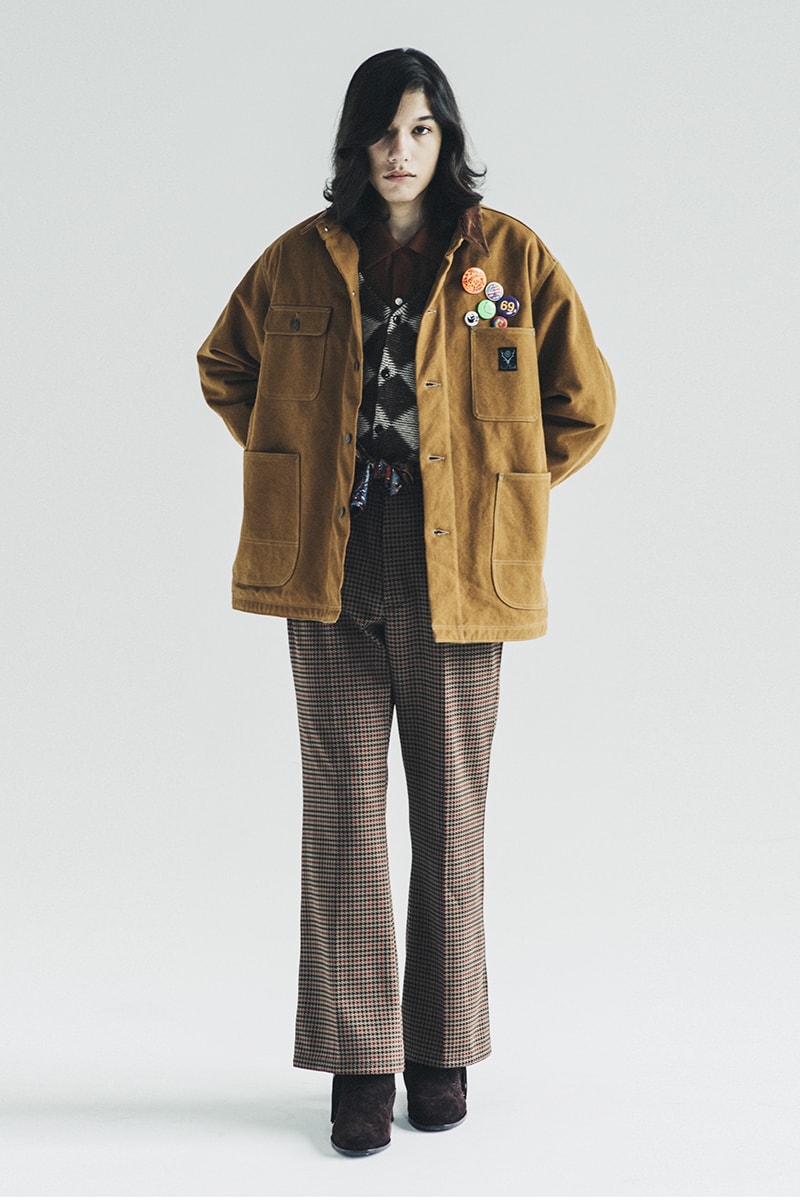 NEPENTHES FW20 Merry Pranksters Editorial lookbook menswear streetwear fall winter 2020 styles jackets coats needles south2 west8 aie engineered garments