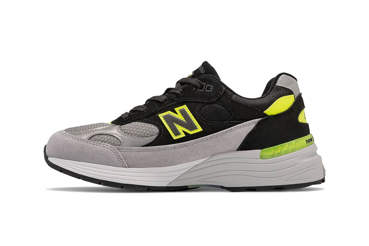 new balance 992 990v5 neon black gray yellow made in the usa official release date info photos price store list buying guide