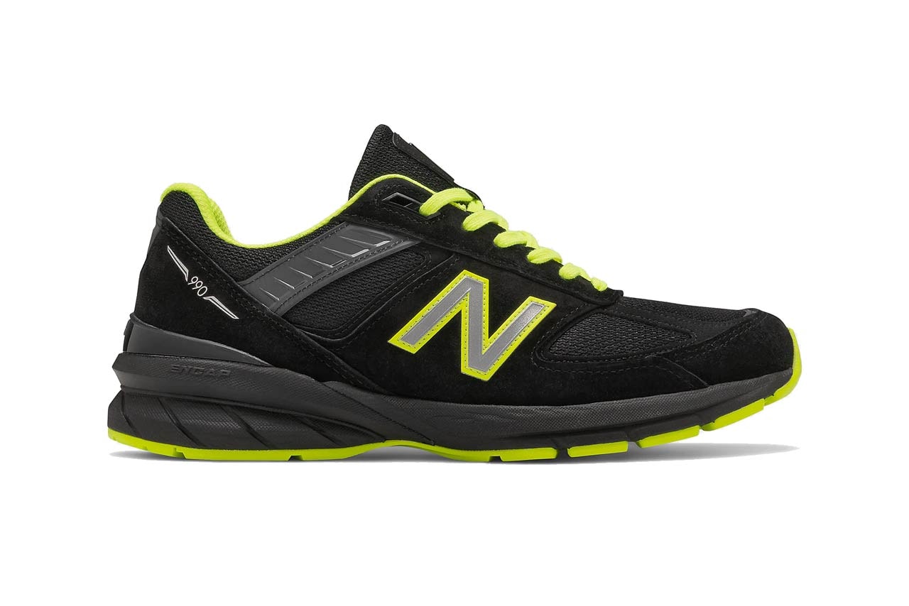 new balance 992 990v5 neon black gray yellow made in the usa official release date info photos price store list buying guide