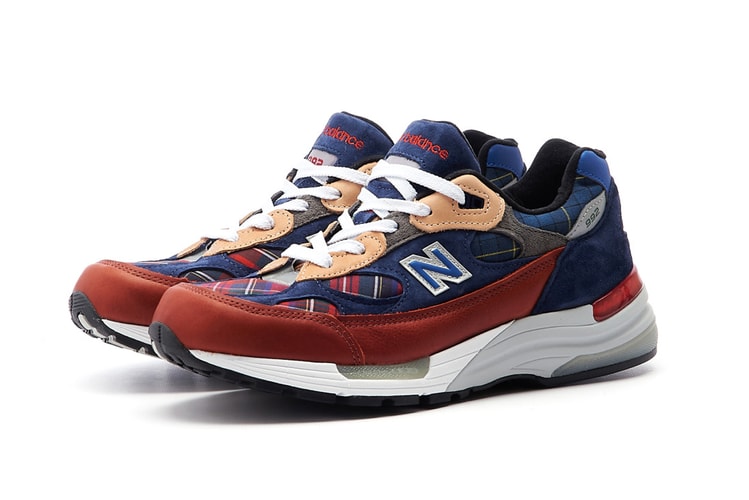 New Balance Delivers Its Made in USA 992 With Plaid Patchwork