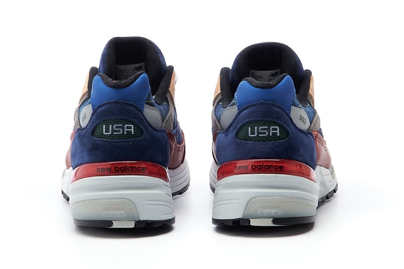new balance 992 plaid navy red beige made in usa release info photos
