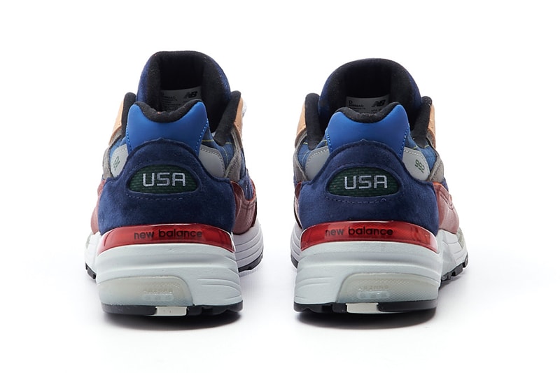 new balance 992 plaid navy red beige made in usa release info photos