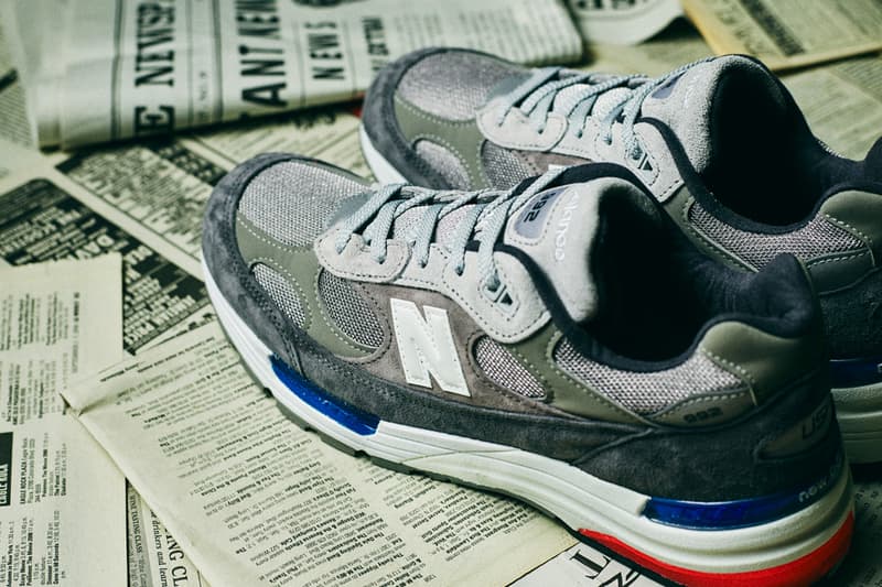 New Balance M992AG Gray menswear streetwear fall winter 2020 fw20 collection footwear shoes sneakers kicks trainers runners