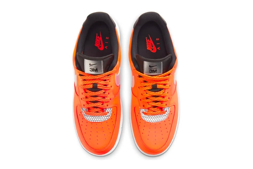 nike orange shoes air force
