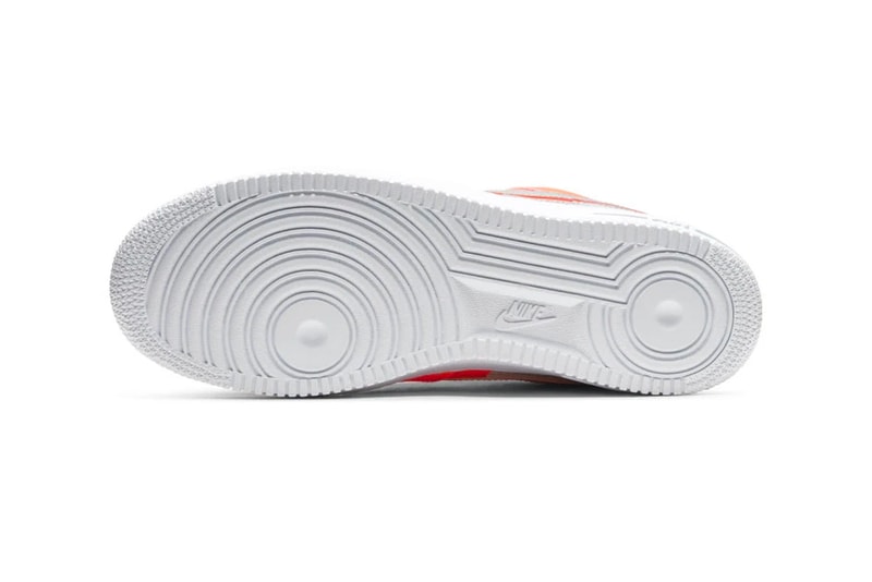 3M Nike Air Force 1 07 LV8 Total Orange metallic silver scotchlite black CT2299 800 footwear shoes sneakers trainers runners kicks fall winter 2020 collection fw20