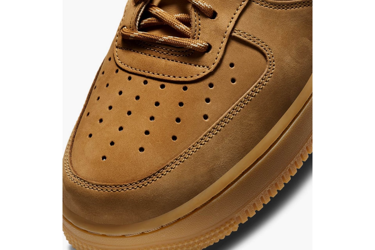 nike sportswear air force 1 low flax gum light brown black wheat CJ9179 200 official release date info photos price store list buying guide