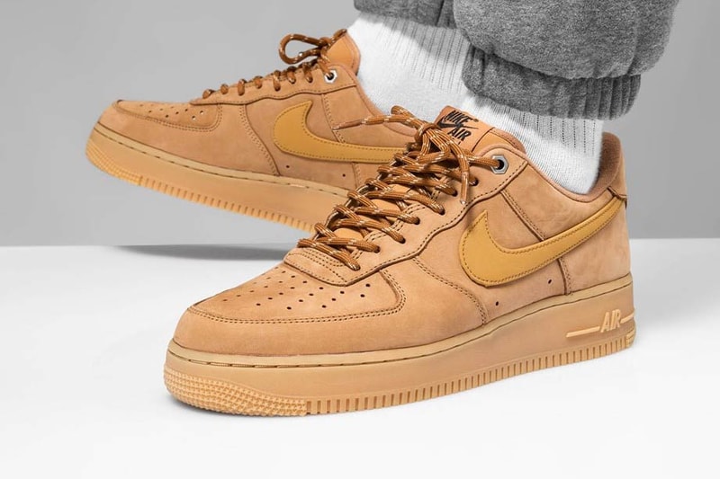 nike sportswear air force 1 low flax gum light brown black wheat CJ9179 200 official release date info photos price store list buying guide