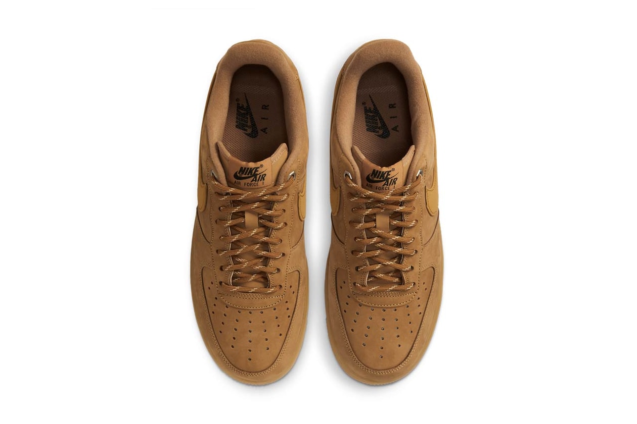 nike sportswear air force 1 low flax gum light brown black wheat CJ9179 200 official release date info photos price store list buying guide