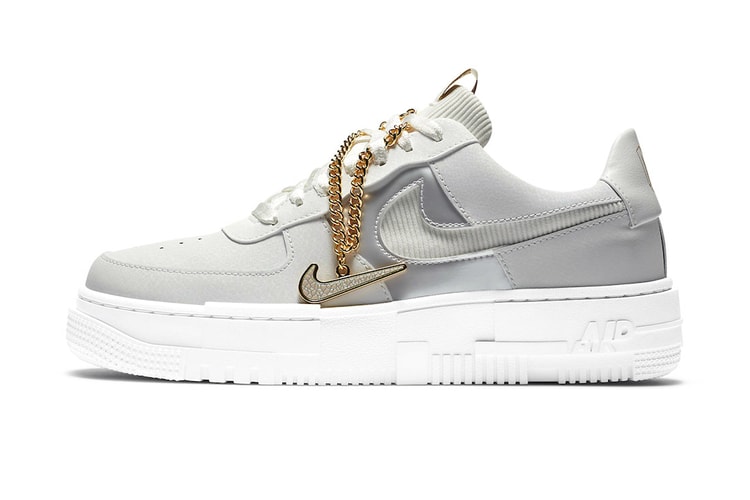 Nike Air Force 1 Low Pixel "Summit White" Comes With a Chain Accessory