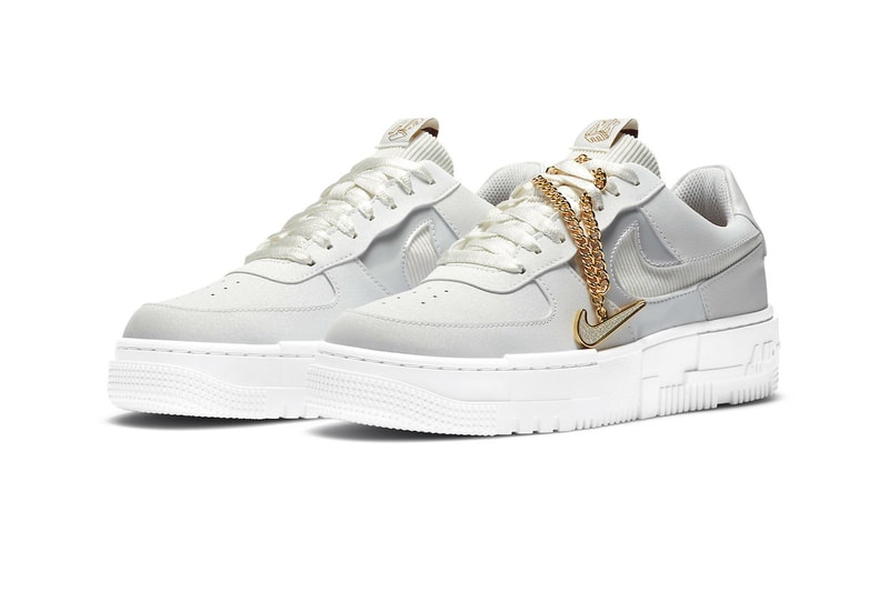 Nike Air Force 1 Low Pixel Summit White Womens Release Info dc1160-100 Date Buy Price