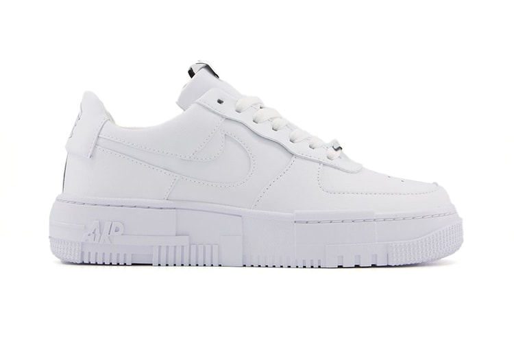 Nike's Air Force 1 Pixel Receive Crisp "Triple White" and "Particle Beige" Colorways