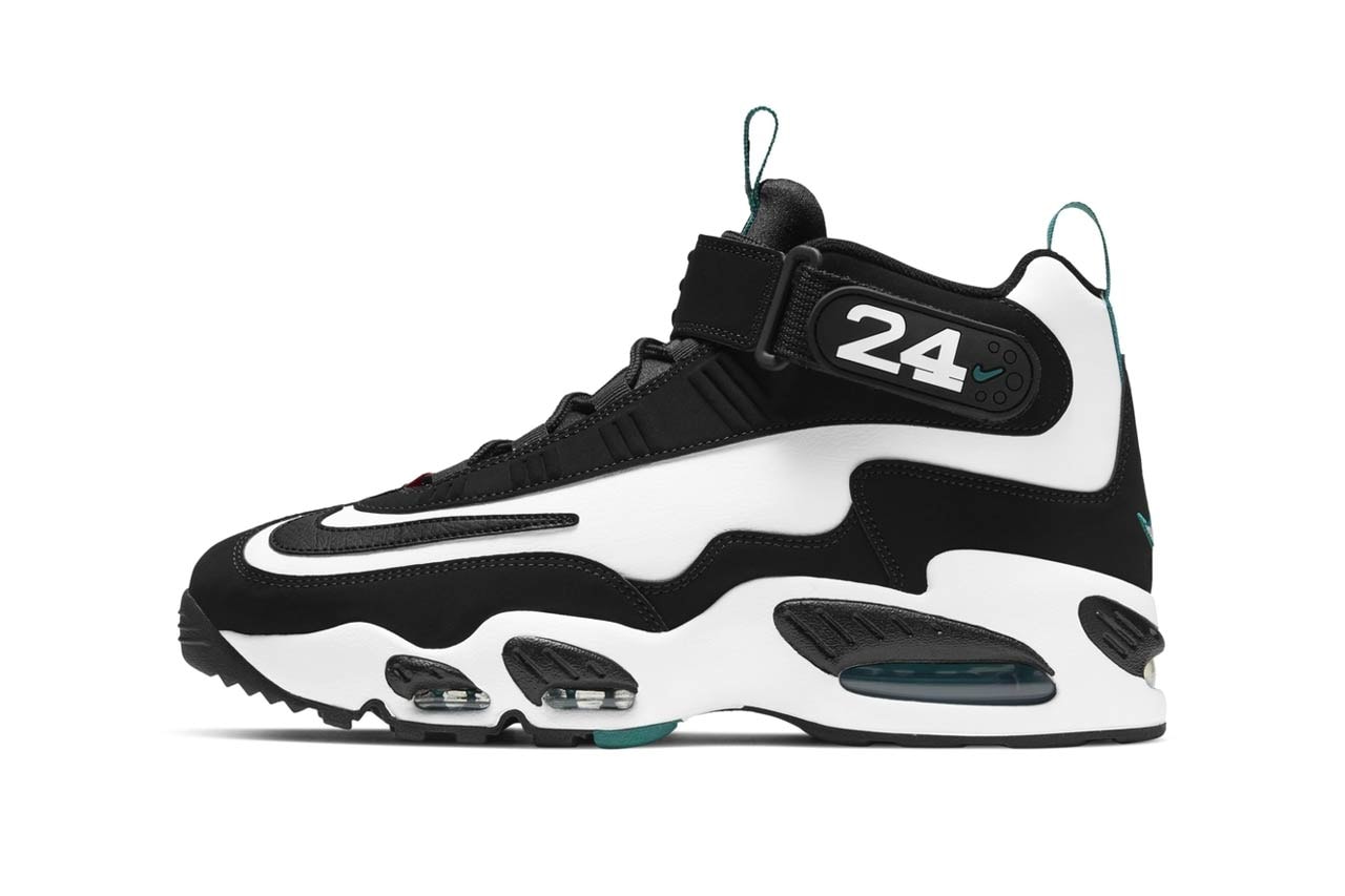 nike sportswear air ken griffey jr max 1 freshwater white black varsity red official release date info photos price store list buying guide