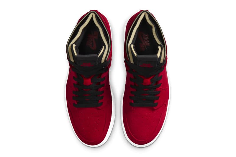 Nike Air jordan 1 zoom Gym Red CT0978 600 menswear streetwear kicks trainers runners trainers footwear shoes sneakers fall winter 2020 collection fw20