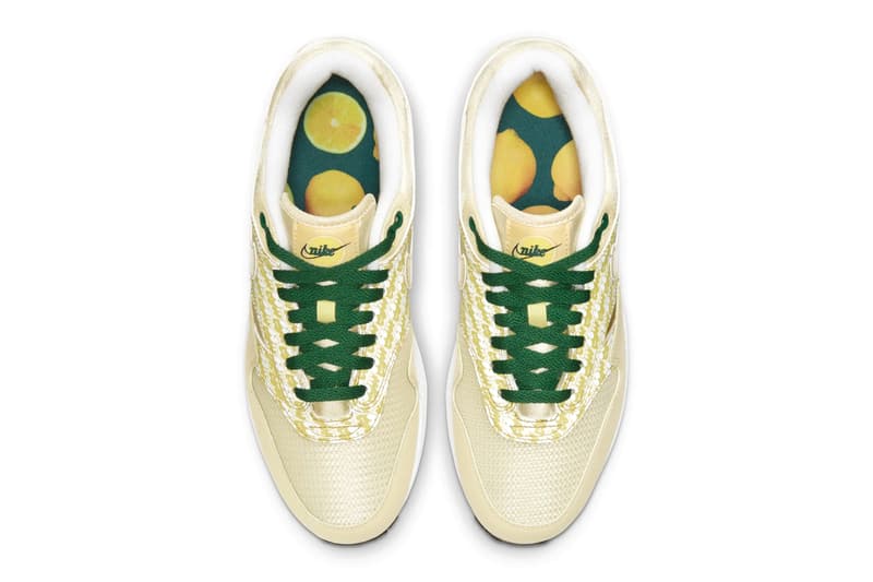 nike air max 1 lemonade CJ0609 700 menswear streetwear fall winter 2020 collection fw20 kicks trainers runners sneakers footwear shoes Release Info date Buy 