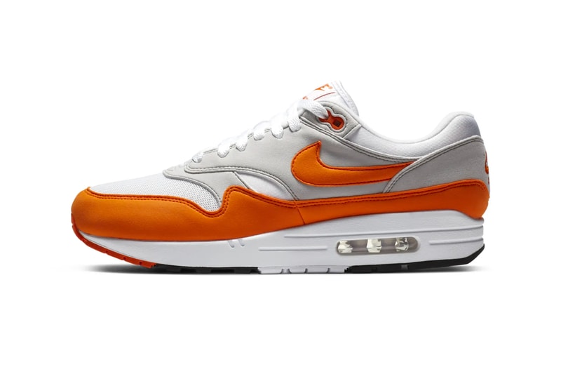 Nike Air Max 1 Magma Orange Release Info DC1454-101 Date Buy Price Anniversary Pack White Neutral Grey Black