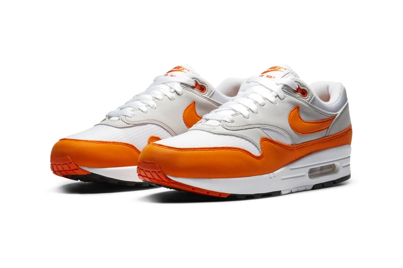 Nike Air Max 1 Magma Orange Release Info DC1454-101 Date Buy Price Anniversary Pack White Neutral Grey Black