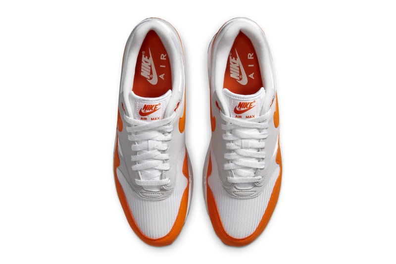 Nike Air Max 1 Magma Orange Release Info DC1454-101 Date Buy Price Anniversary Pack White Neutral Grey Black